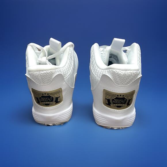 Under Armour Men's Harper 9 RM Baseball Cleats Size 14 White/Gold - Picture 3 of 7